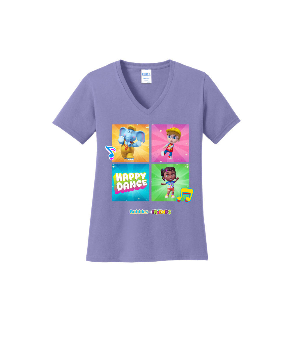 Bubbles and Friends β Happy Dance Collection Happy Team WomenT-Shirt