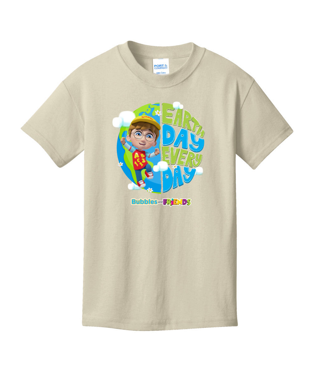 Bubbles & Friends Earth Day Braden Children's Tee