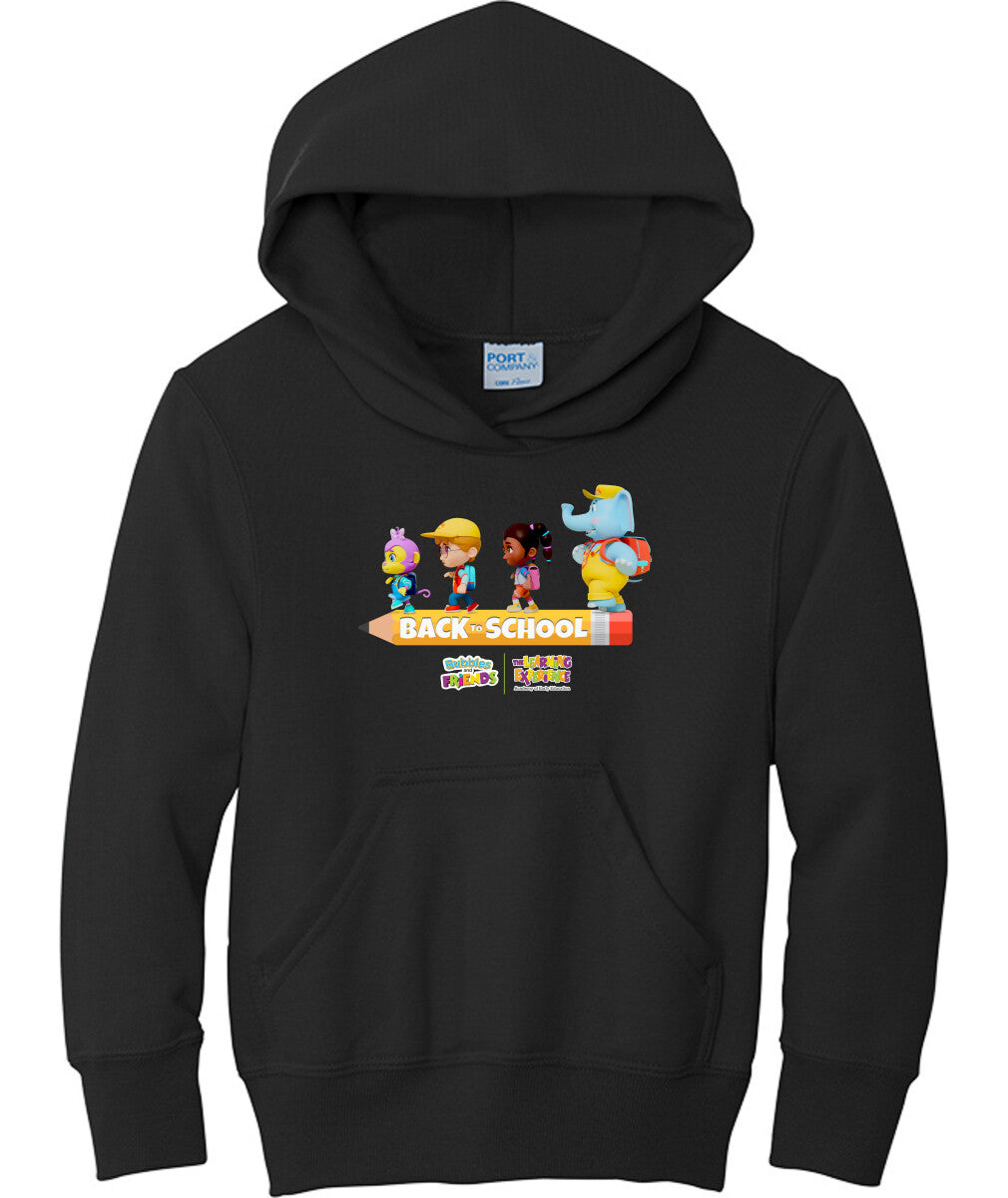 Bubbles & Friends BTS Pencil Walk Children's Hooded Sweatshirt