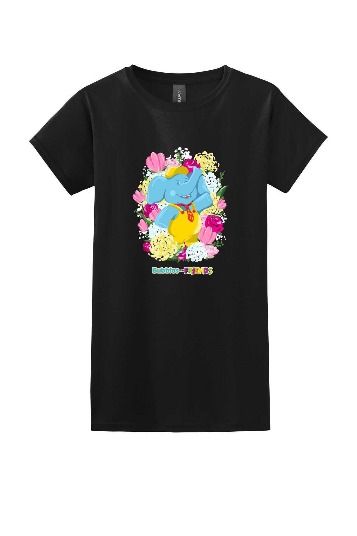 Bubbles & Friends Mothers Day Flowers Women's T-Shirt