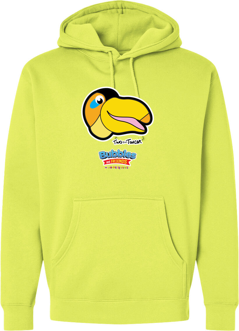 Bubbles & Friends- Friends from Happyville 'Two Plus' Midweight Hooded Sweatshirt- Unisex