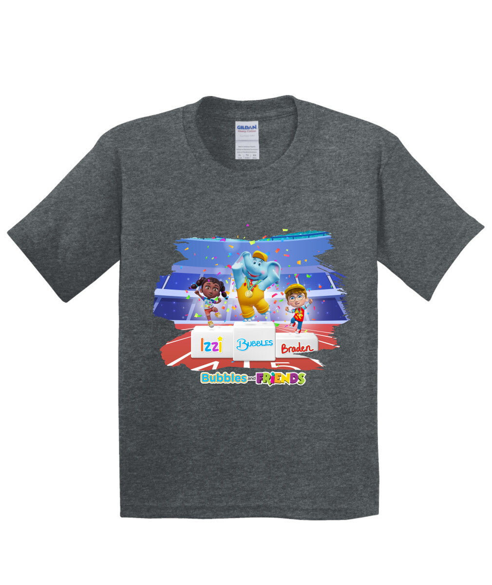 Bubbles and Friends - Summer Games Collection Team Medals Children T-Shirt