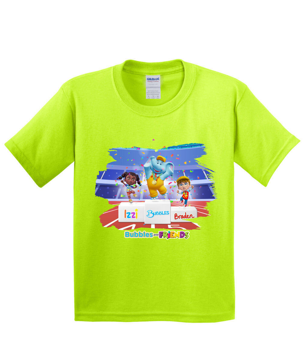 Bubbles and Friends - Summer Games Collection Team Medals Children T-Shirt