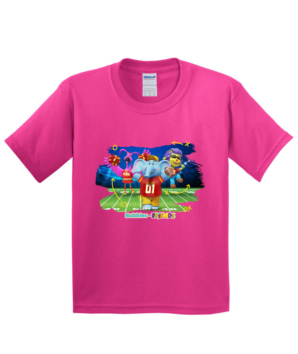 Bubbles and Friends - Varsity Collection Bubbles Football Children T-Shirt