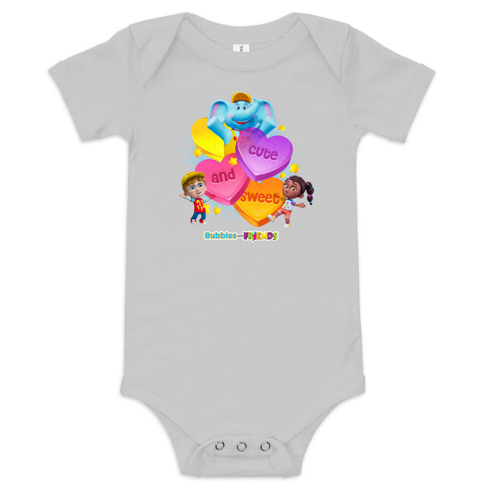Bubbles & Friends Cute and Sweet Infant Onesie