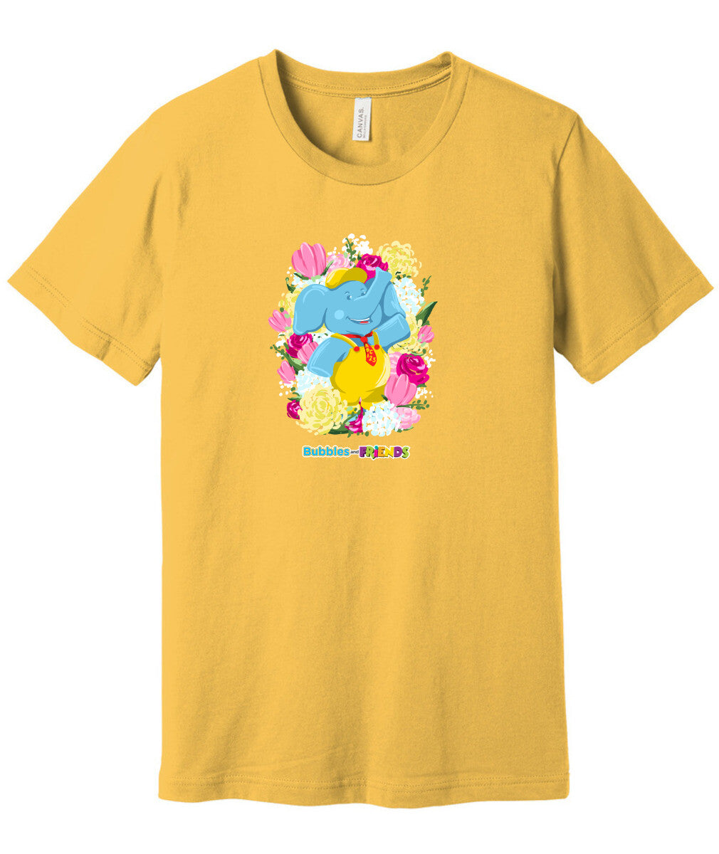 Bubbles & Friends Mothers Day Flowers Unisex Tee