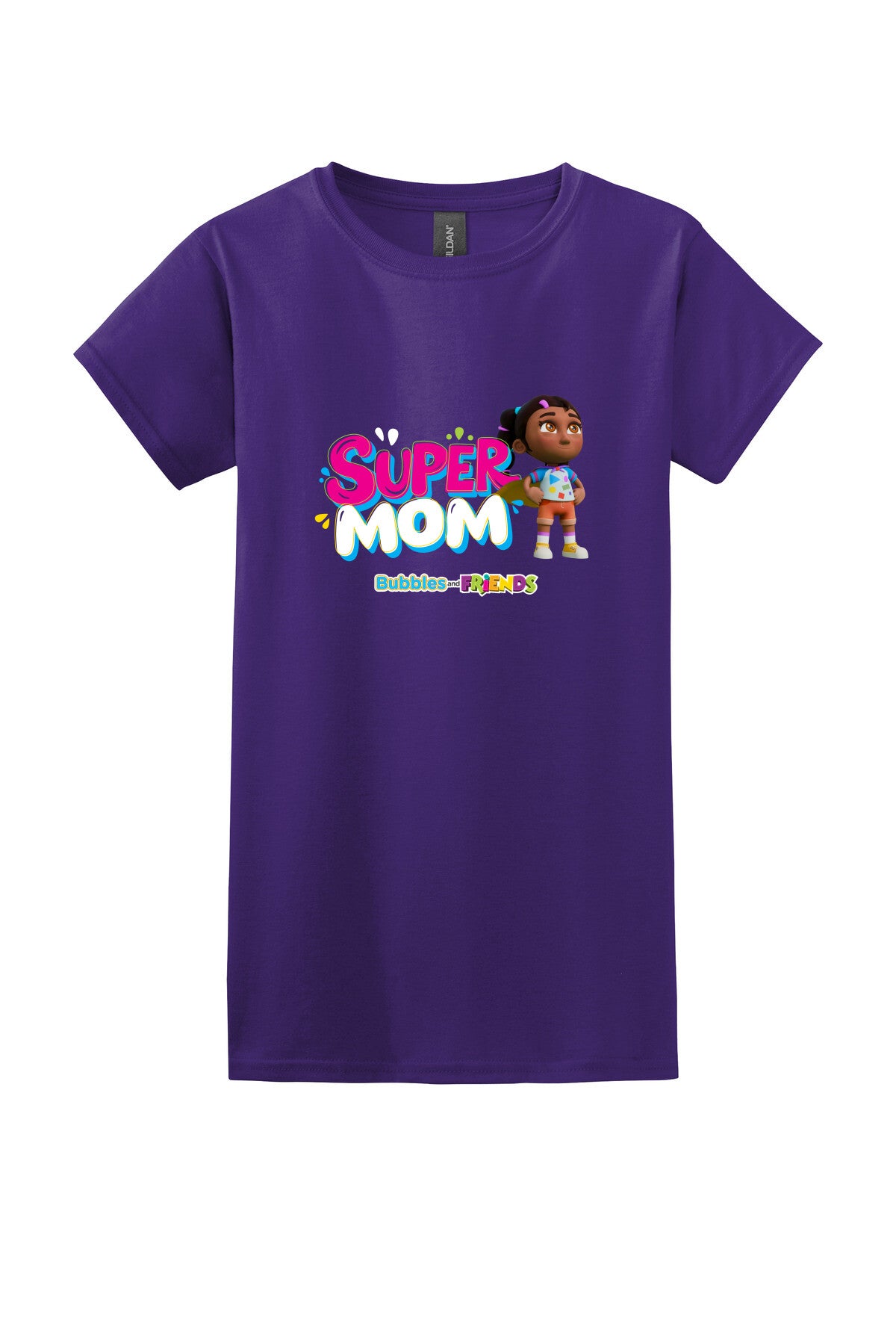 Bubbles & Friends Mothers Day SuperMom Women's Tee