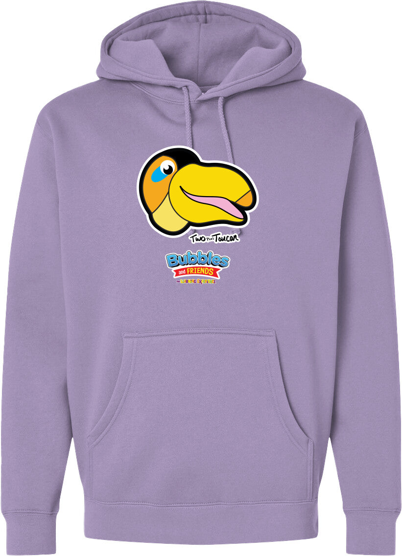 Bubbles & Friends- Friends from Happyville 'Two Plus' Midweight Hooded Sweatshirt- Unisex