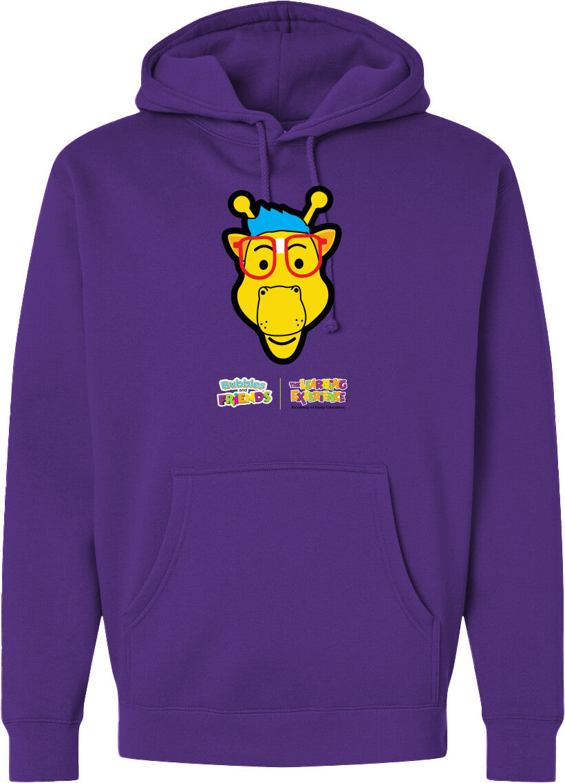 Bubbles & Friends- Friends from Happyville 'Technical' Midweight Hooded Sweatshirt- Unisex