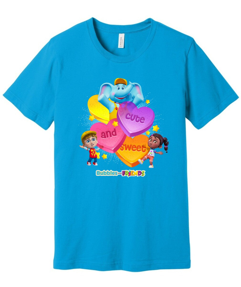 Bubbles & Friends Sweet and Cute Adult/Unisex T-Shirt