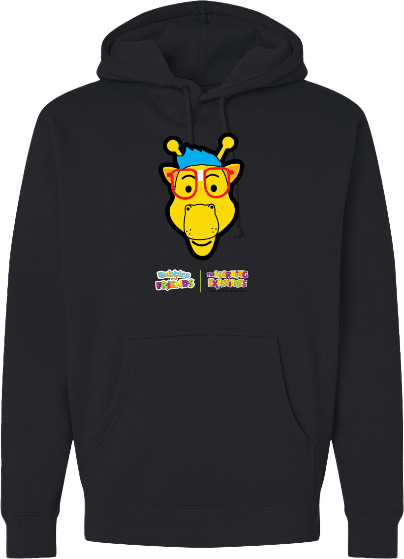 Bubbles & Friends- Friends from Happyville 'Technical' Midweight Hooded Sweatshirt- Unisex