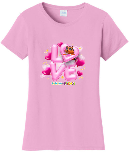 Bubbles & Friends Penny Love Womens T-Shirt