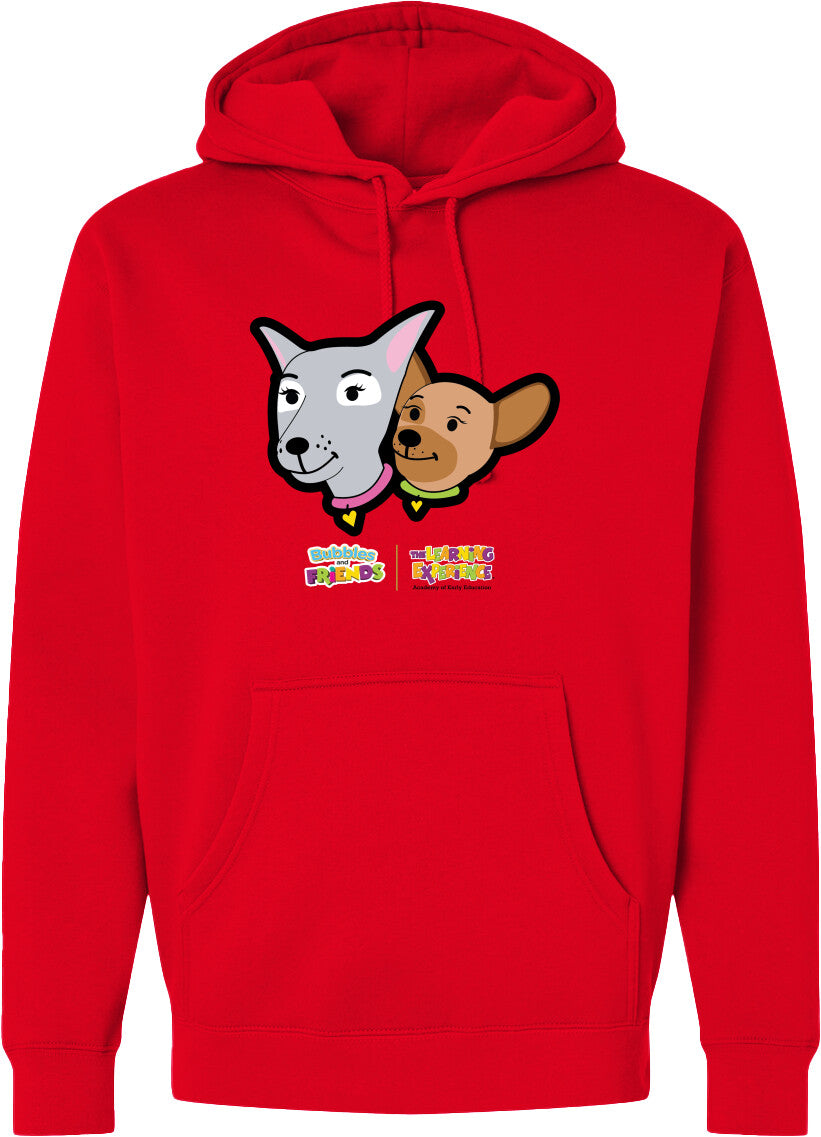 Bubbles & Friends- Friends from Happyville 'Grace & Charity' Midweight Hooded Sweatshirt- Unisex