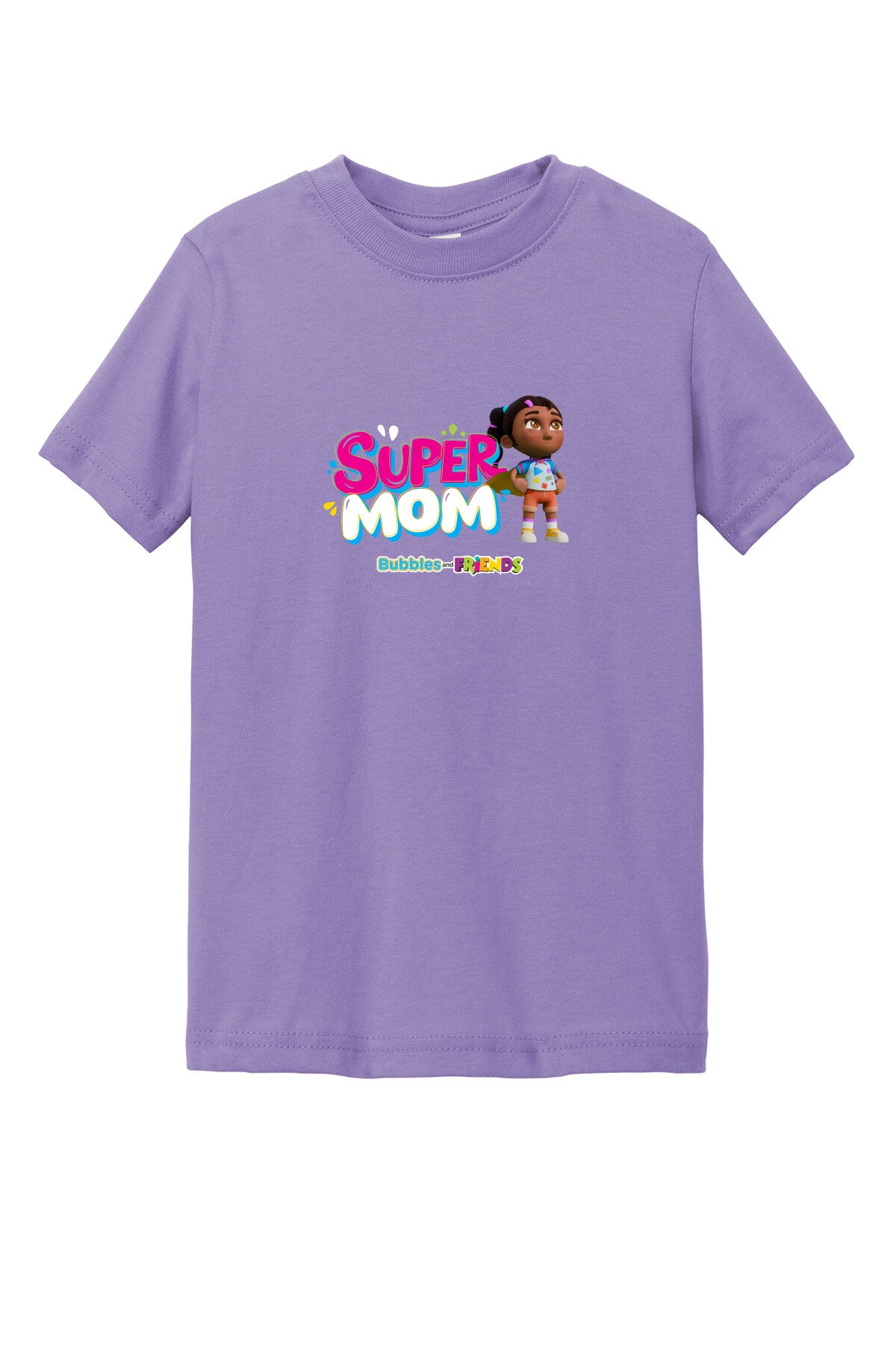 Bubbles & Friends Mothers Day SuperMom Toddler Tee