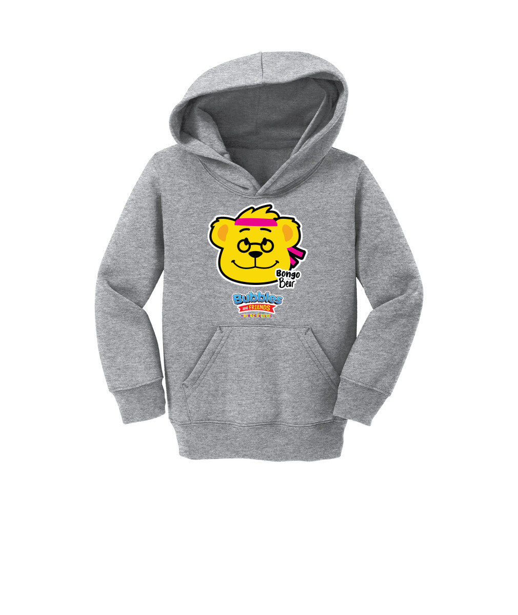 Bubbles & Friends- Friends from Happyville ' Bongo Bear' Toddler Fleece Pullover Hoodie