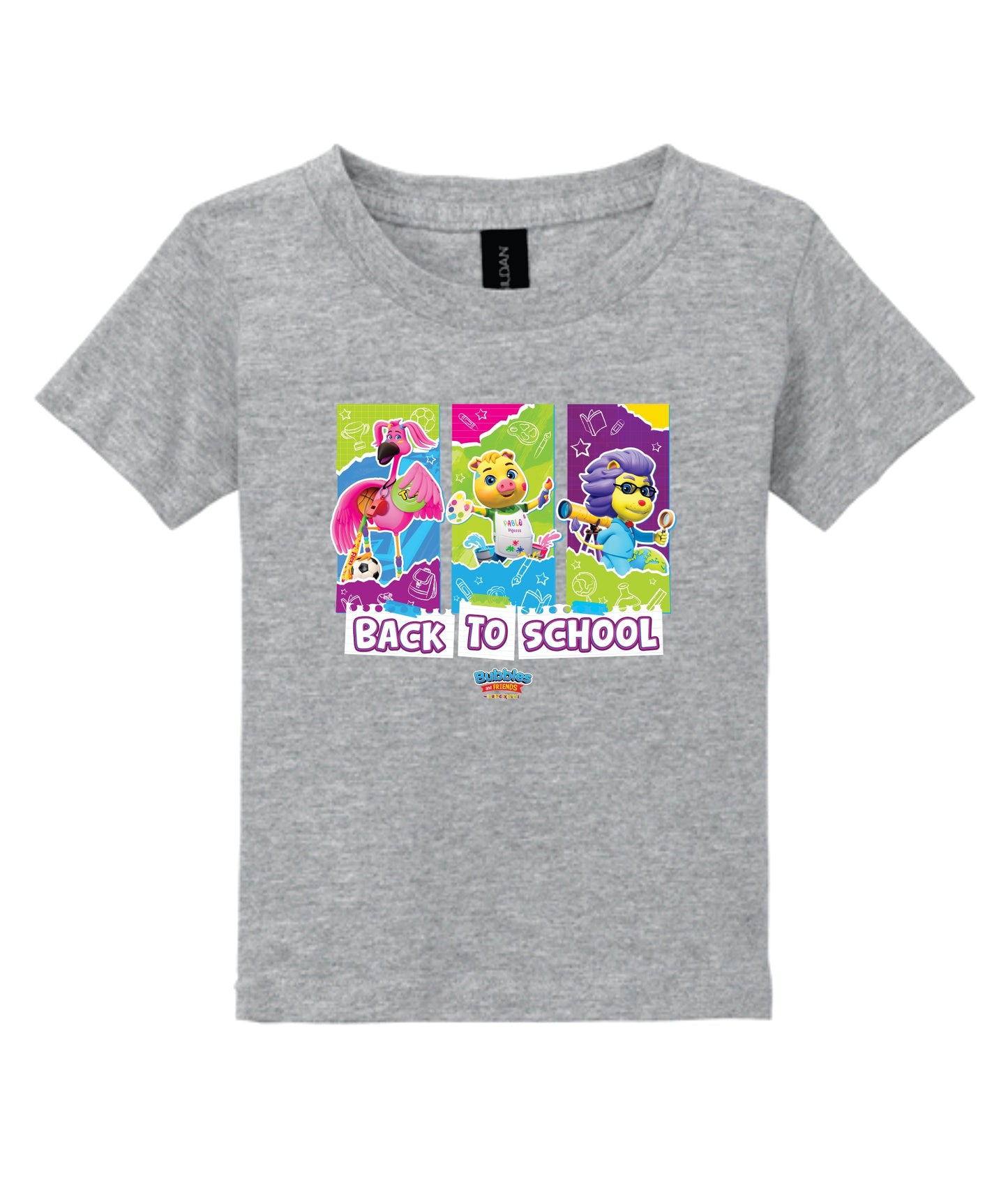 Toddler Back to School Flexi Pablo Lionstein T-Shirt