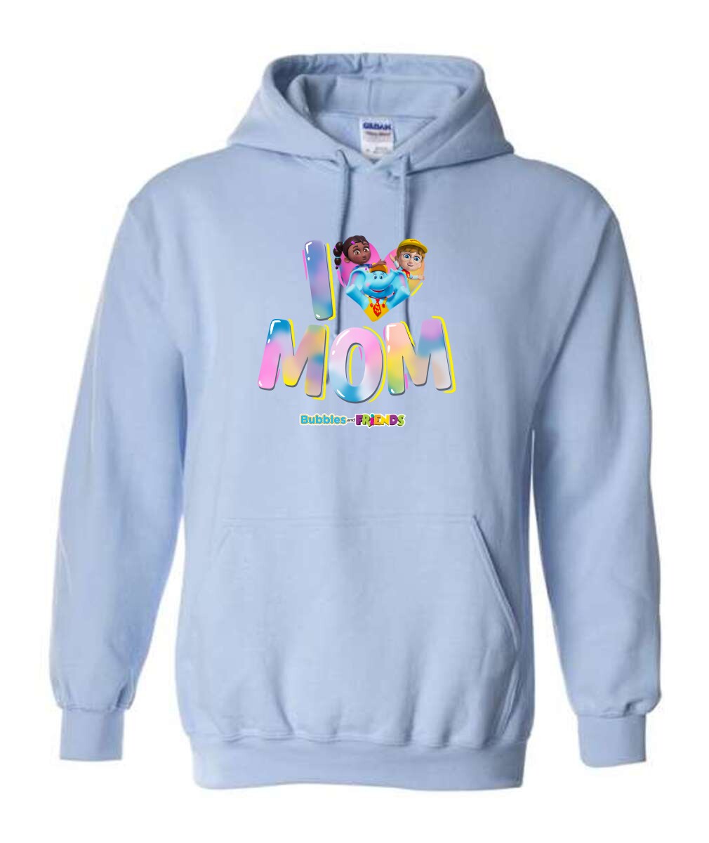 Bubbles & Friends Mothers Day I love Mom Unisex Sweatshirt