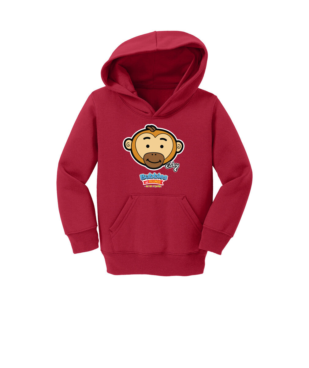 Bubbles & Friends- Friends from Happyville 'Gibby' Toddler Core Fleece Pullover Hoodie