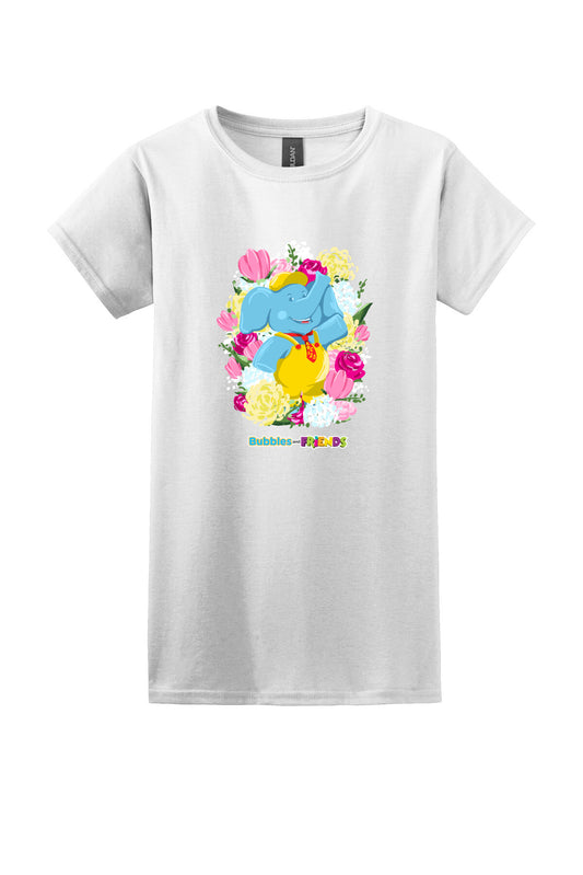 Bubbles & Friends Mothers Day Flowers Women's T-Shirt