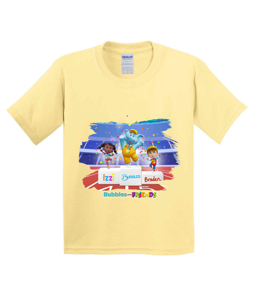 Bubbles and Friends - Summer Games Collection Team Medals Children T-Shirt