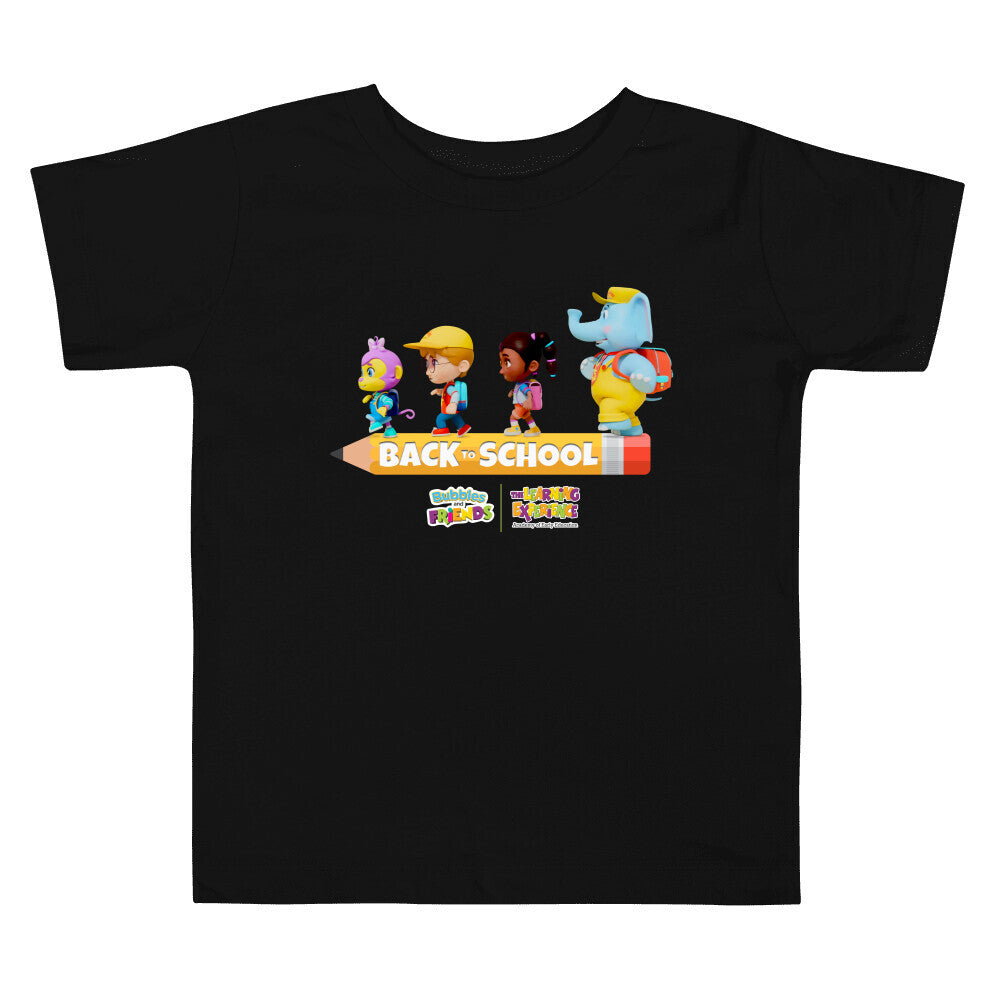 Bubbles & Friends BTS Pencil Walk Toddler T-Shirt
