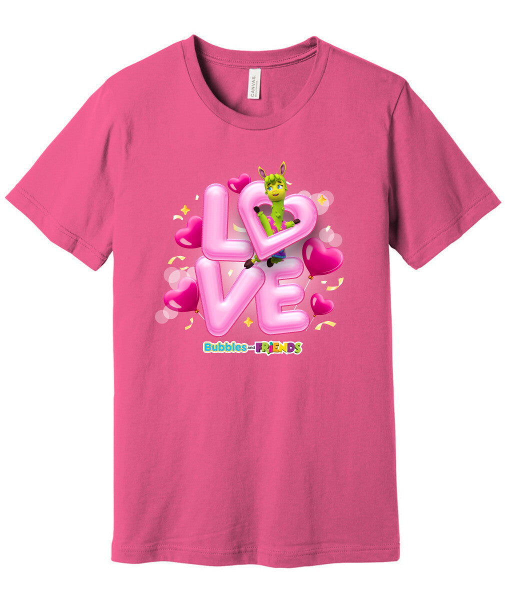 Bubbles & Friends Phoebe Love Womens T-Shirt