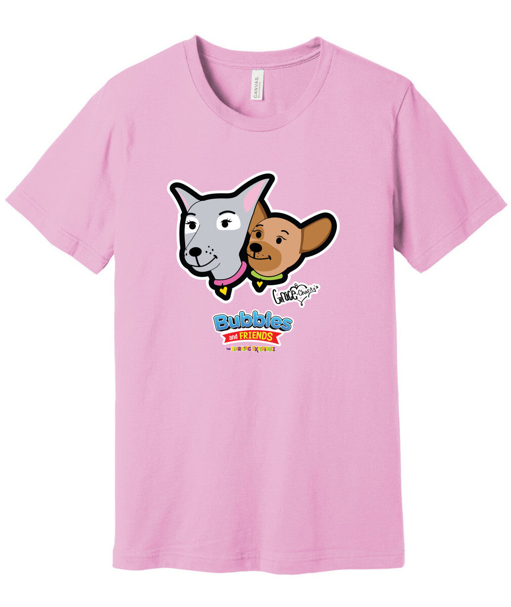 Bubbles & Friends- Friends from Happyville Grace & Charity Unisex Tee