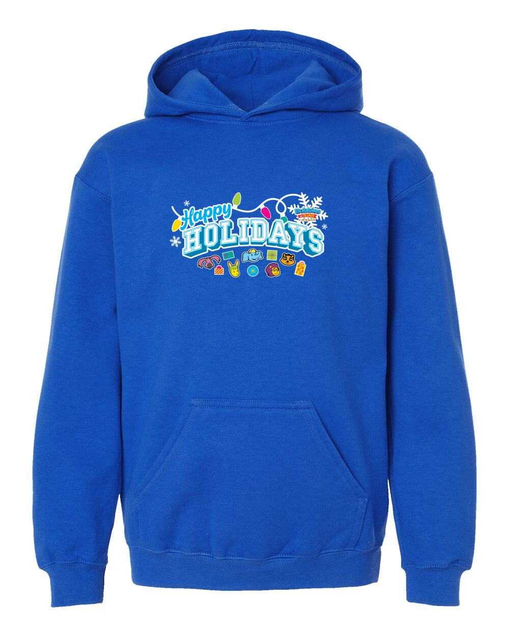 Bubbles & Friends Holiday Happy Holidays Premium Children's Hooded Sweatshirt