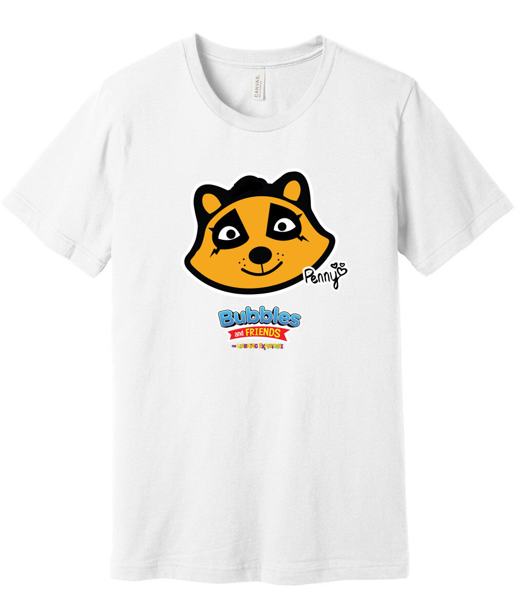 Bubbles & Friends- Friends from Happyville Penny Unisex Tee