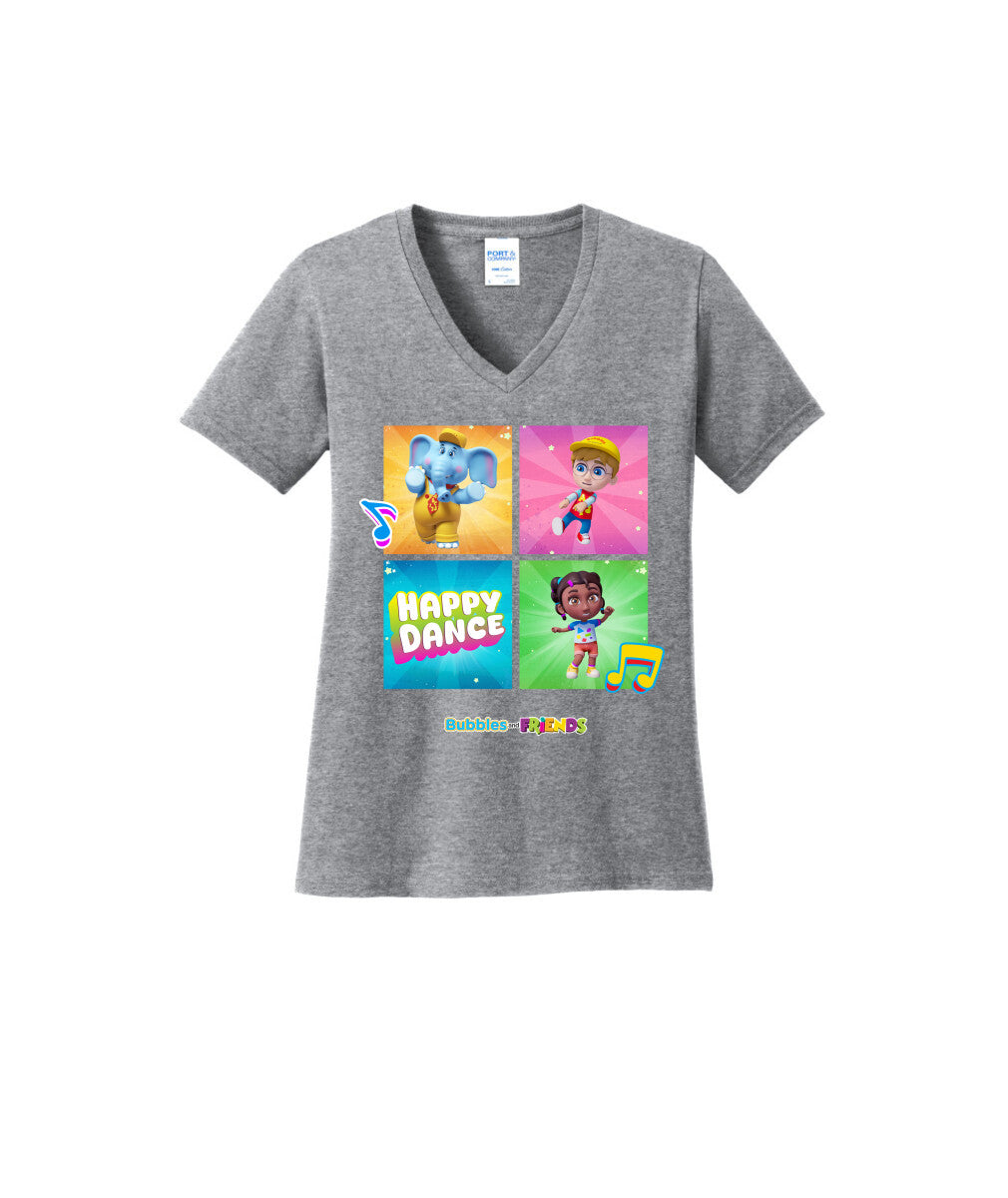 Bubbles and Friends β Happy Dance Collection Happy Team WomenT-Shirt