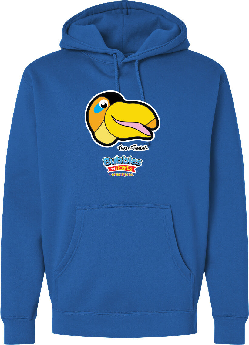 Bubbles & Friends- Friends from Happyville 'Two Plus' Midweight Hooded Sweatshirt- Unisex