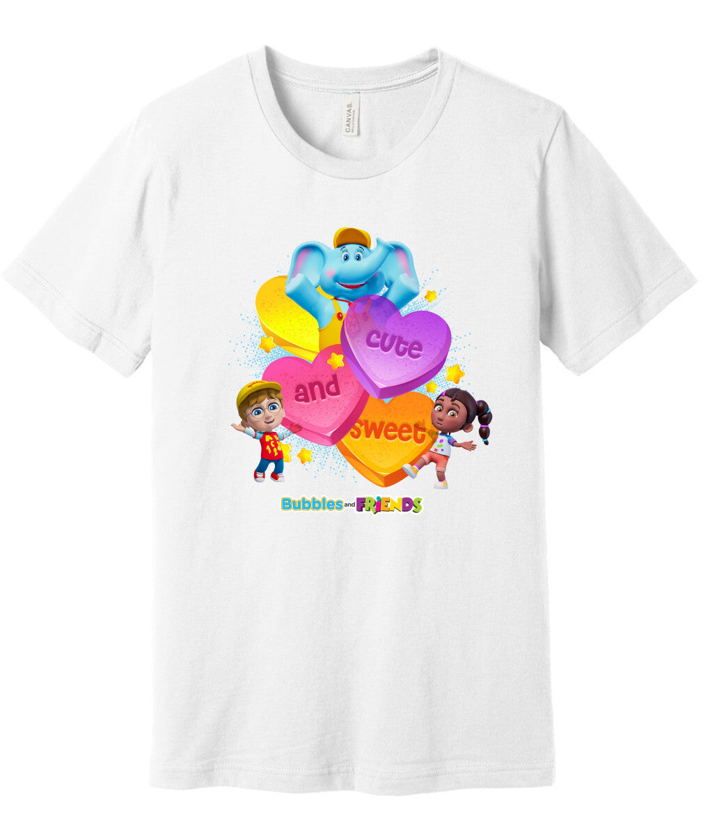 Bubbles & Friends Sweet and Cute Adult/Unisex T-Shirt