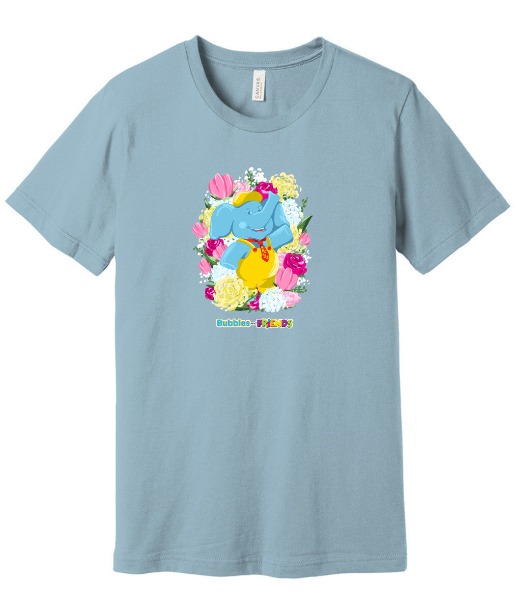 Bubbles & Friends Mothers Day Flowers Unisex Tee