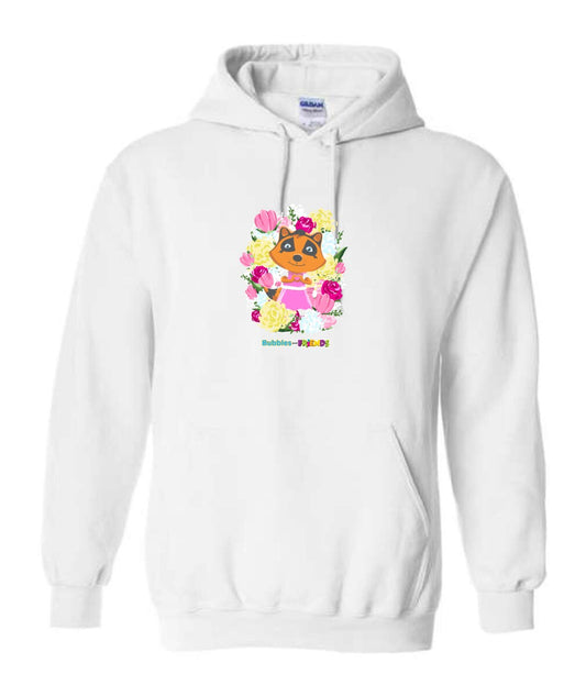 Bubbles & Friends Penny Flowers Unisex Hoodie