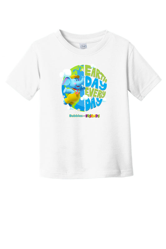 Bubbles & Friends Earth Day Everyday Toddler T-Shirt