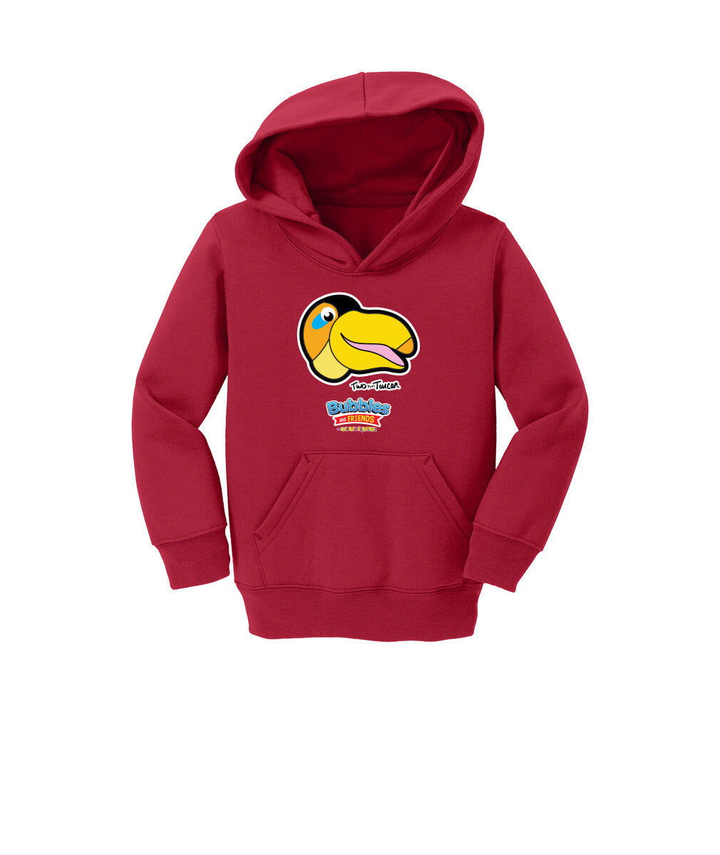Bubbles & Friends- Friends from Happyville 'Two Plus' Toddler Fleece Pullover Hoodie