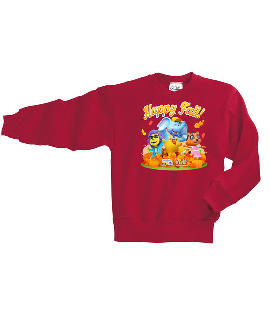 Bubbles & Friends Happy Fall Children's Crewneck Shirt
