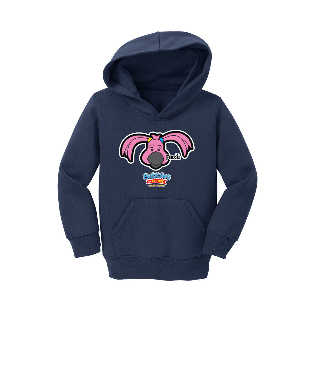 Bubbles & Friends- Friends from Happyville 'Flexi' Toddler Fleece Pullover Hoodie
