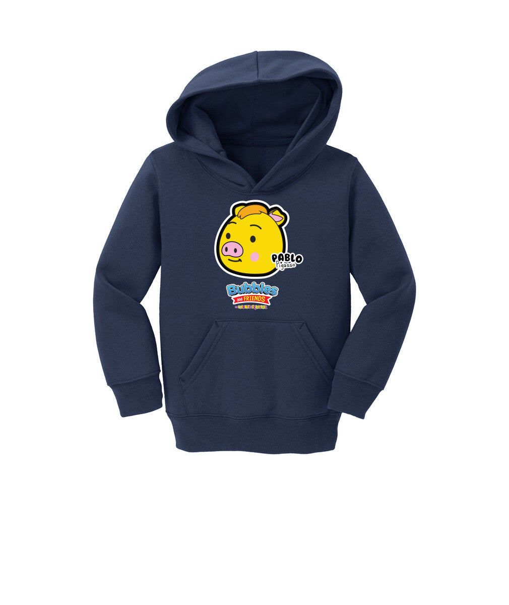 Bubbles & Friends- Friends from Happyville 'Pablo' Toddler Fleece Pullover Hoodie