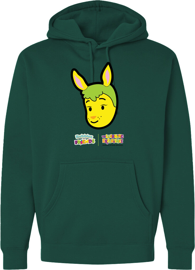 Bubbles & Friends- Friends from Happyville 'Phoebe' Midweight Hooded Sweatshirt