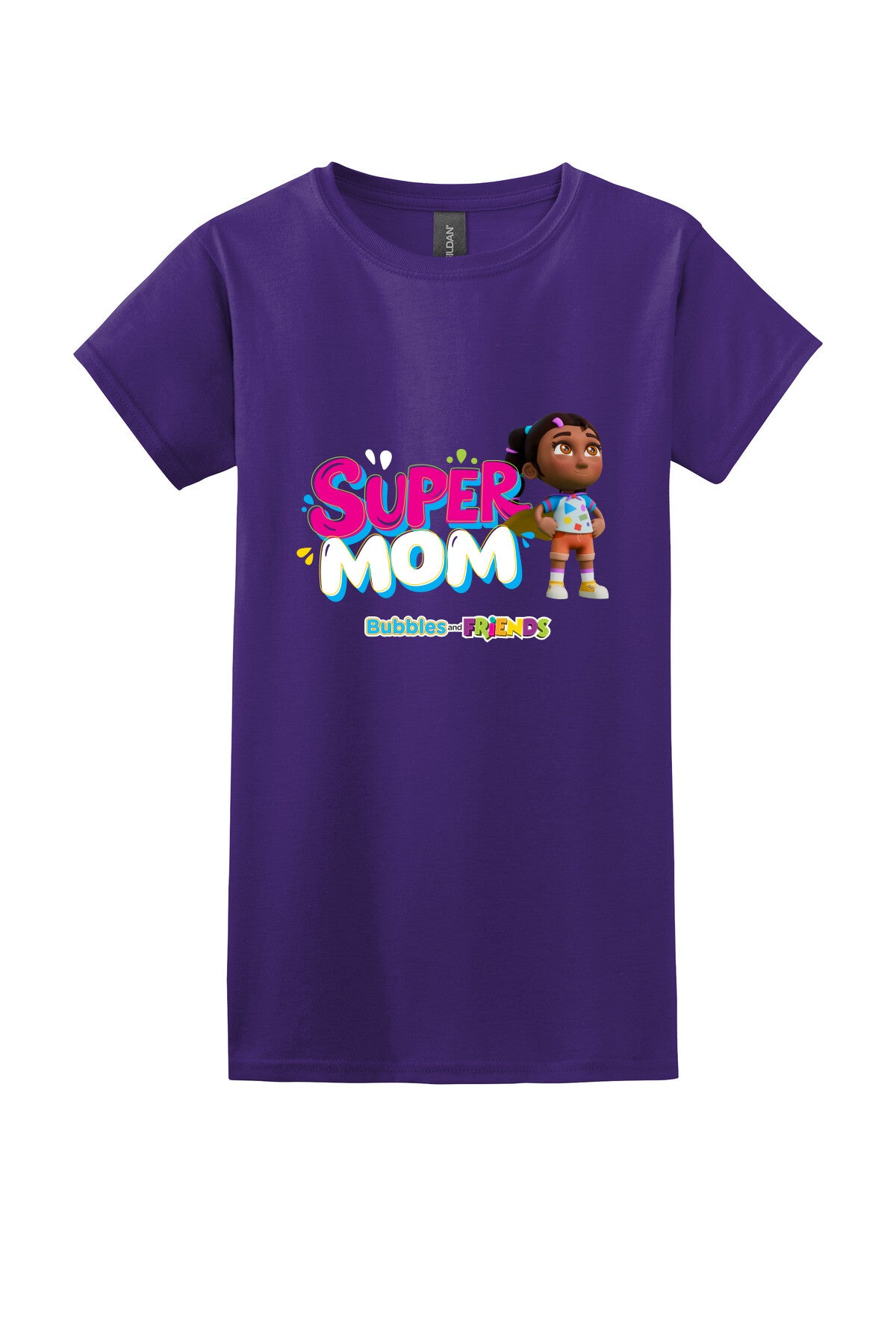 Bubbles & Friends Mothers Day SuperMom Women's T-Shirt
