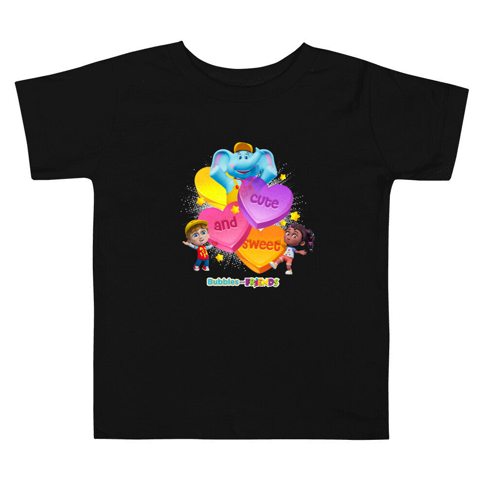 Bubbles & Friends Cute and Sweet Toddler T-Shirt