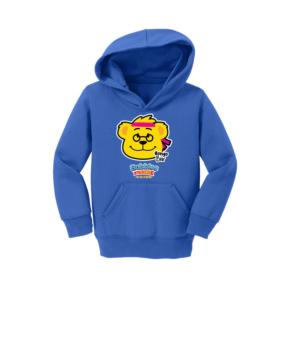 Bubbles & Friends- Friends from Happyville ' Bongo Bear' Toddler Fleece Pullover Hoodie