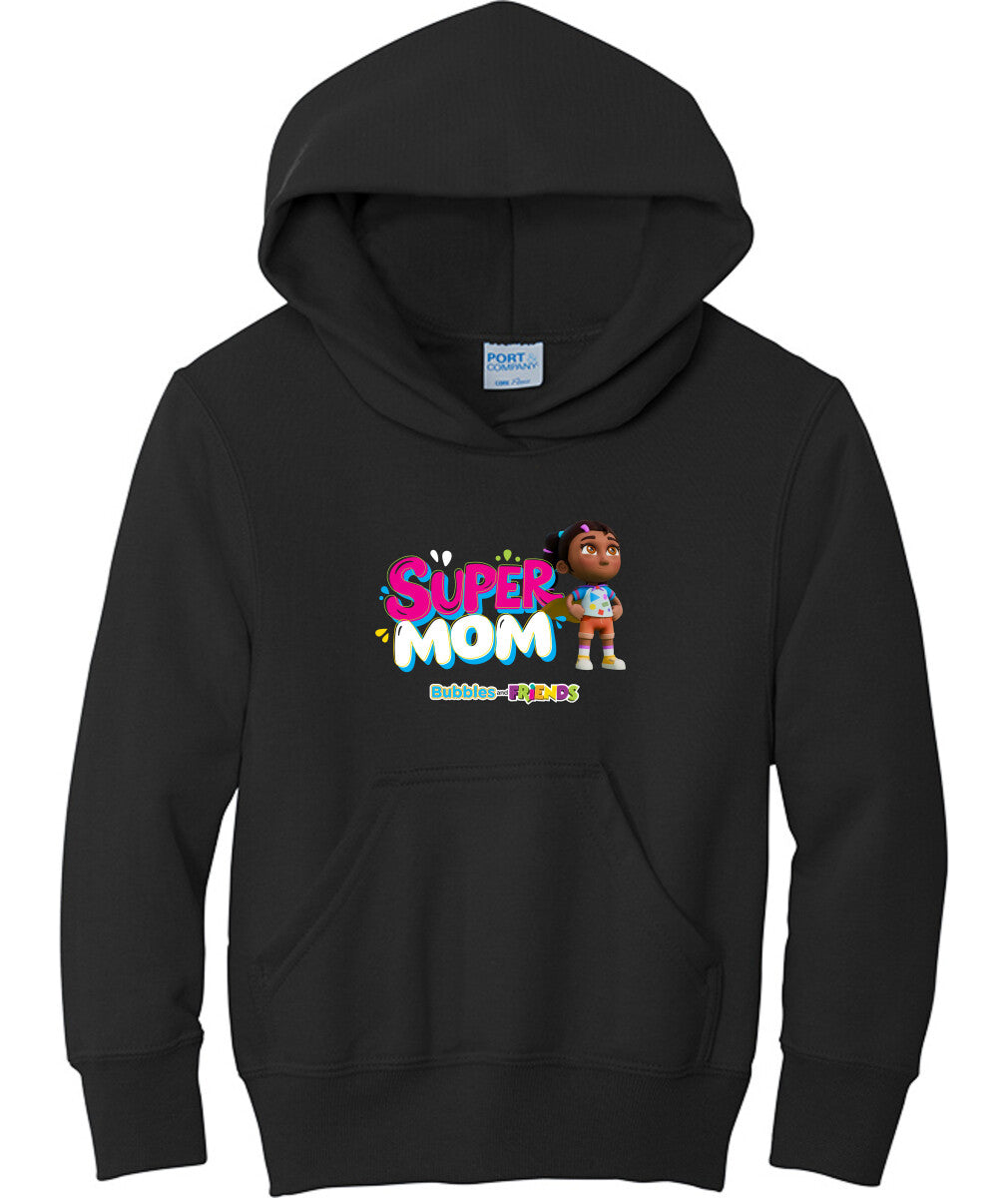 Bubbles & Friends Mothers Day SuperMom Fleece Sweatshirt