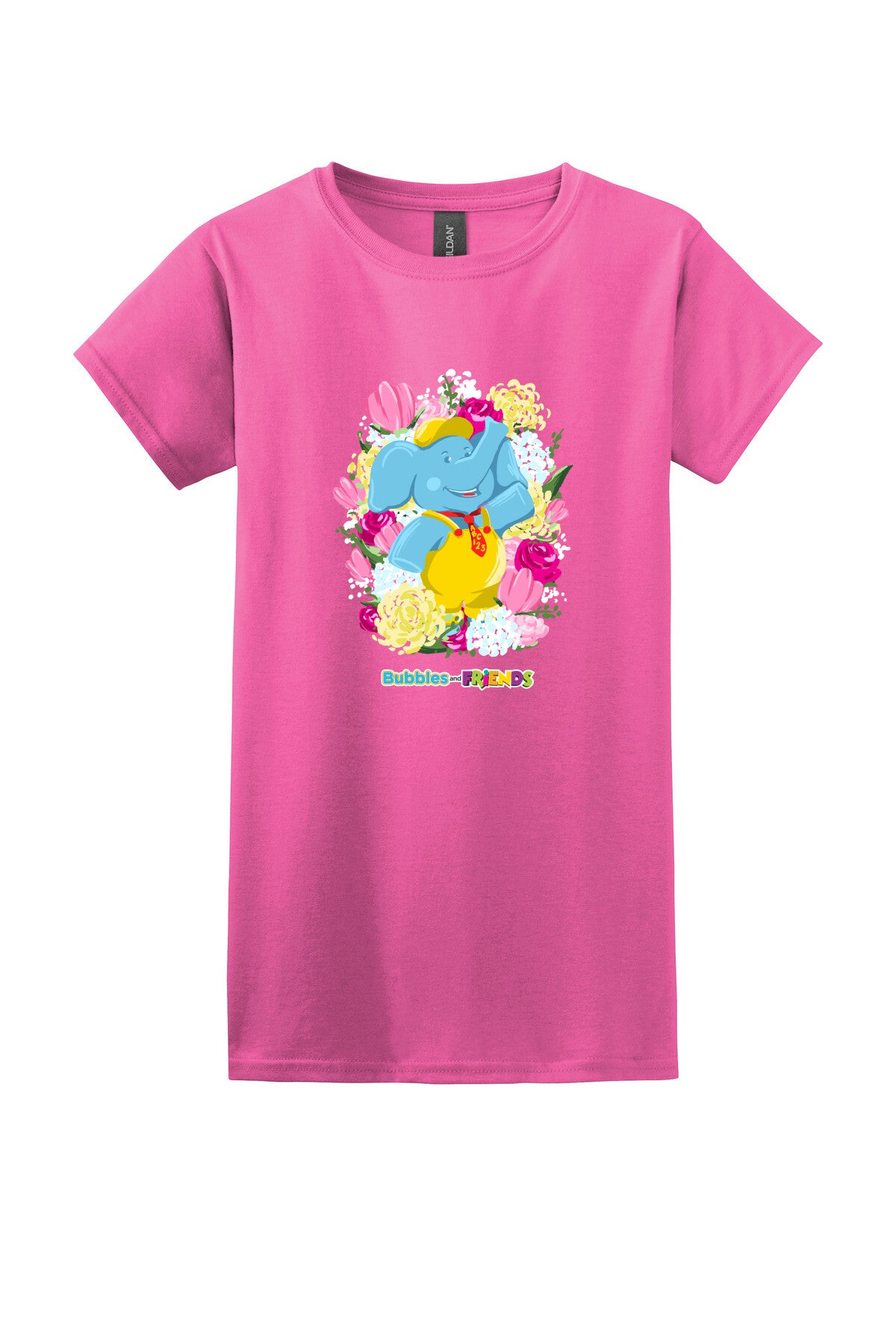 Bubbles & Friends Mothers Day Flowers Women's T-Shirt