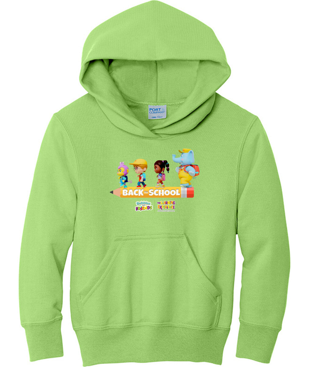 Bubbles & Friends BTS Pencil Walk Children's Hooded Sweatshirt