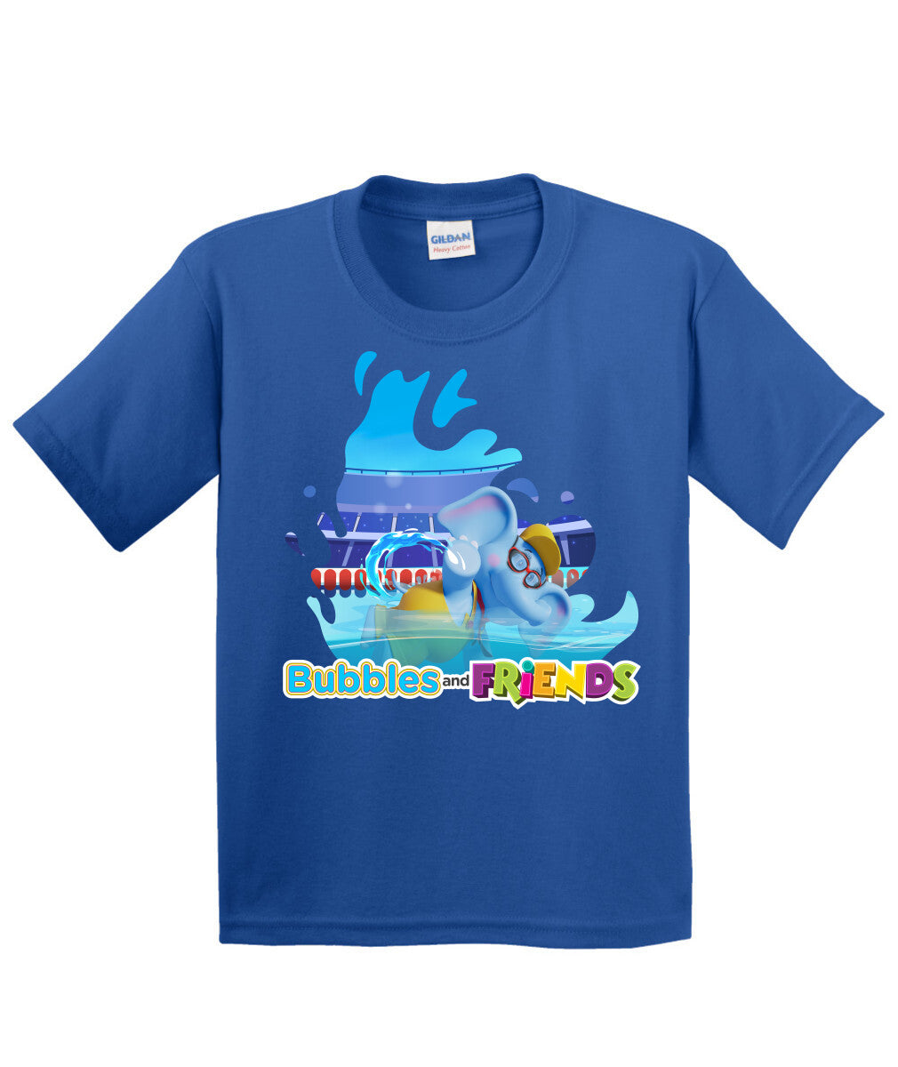 Bubbles and Friends - Summer Games Collection Bubbles Swim Children T-Shirt
