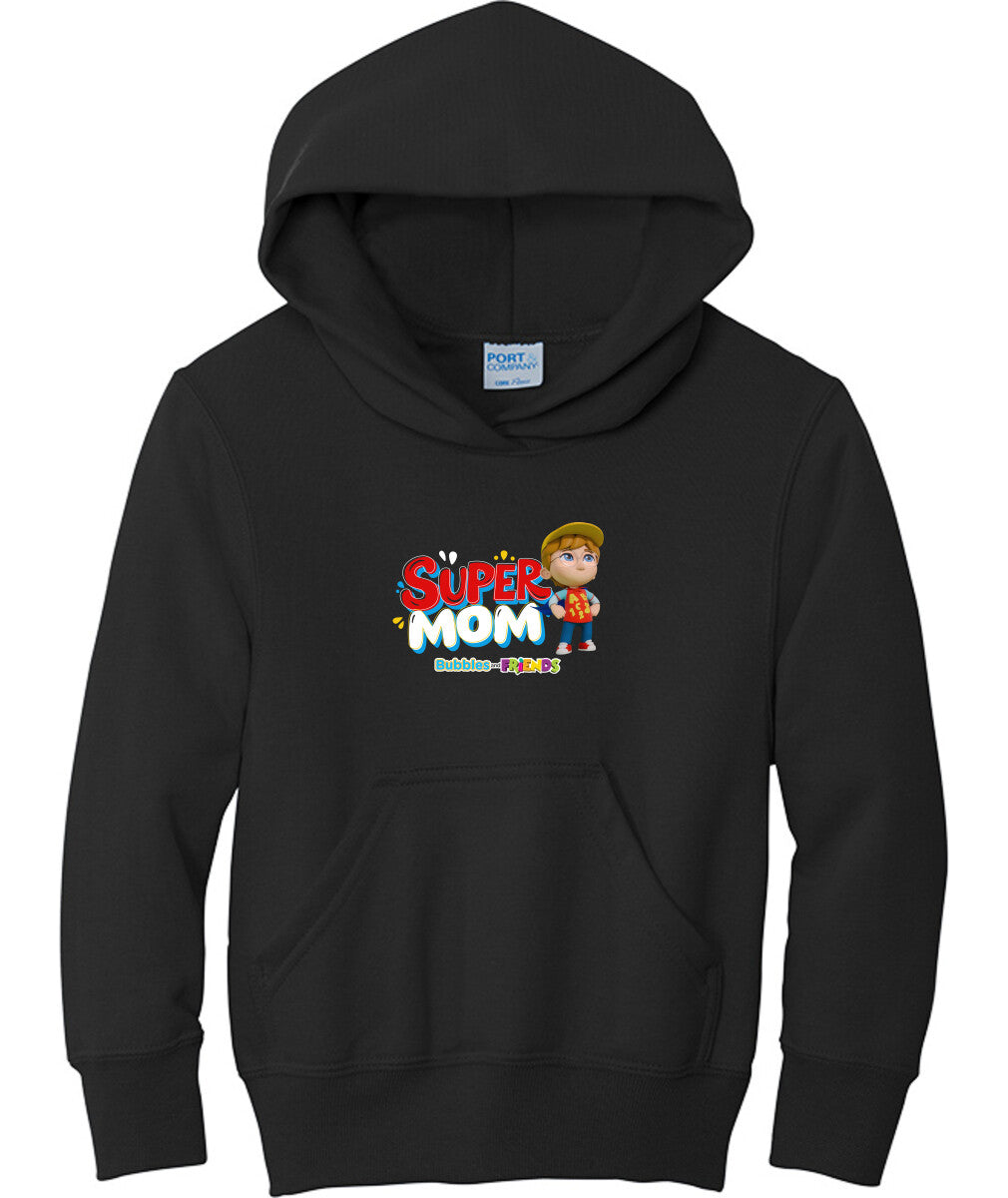 Bubbles & Friends Mothers Day Braden Children's Fleece Sweatshirt