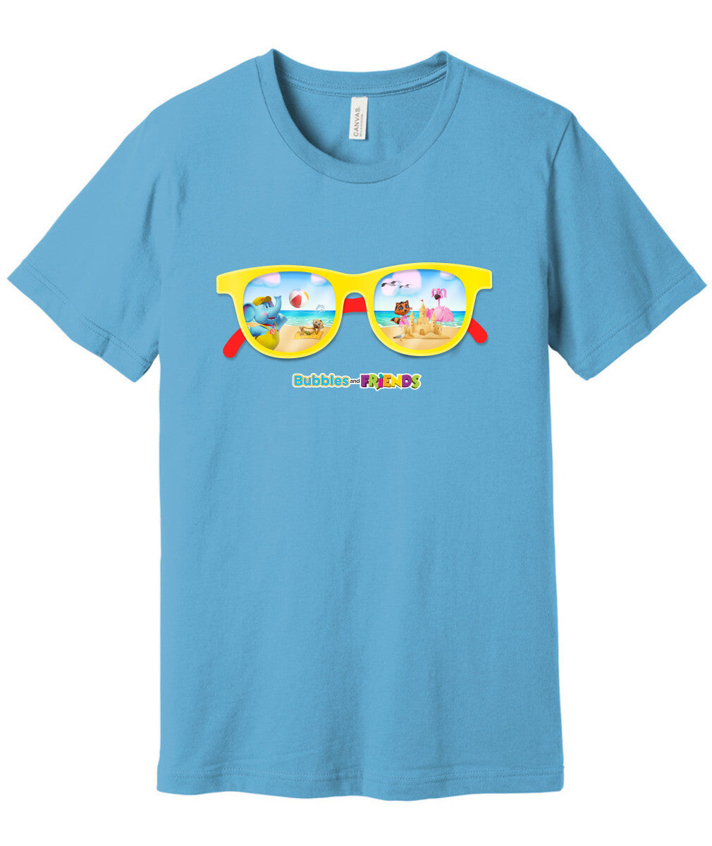 Bubbles & Friends Summer Sunglasses Unisex Tee