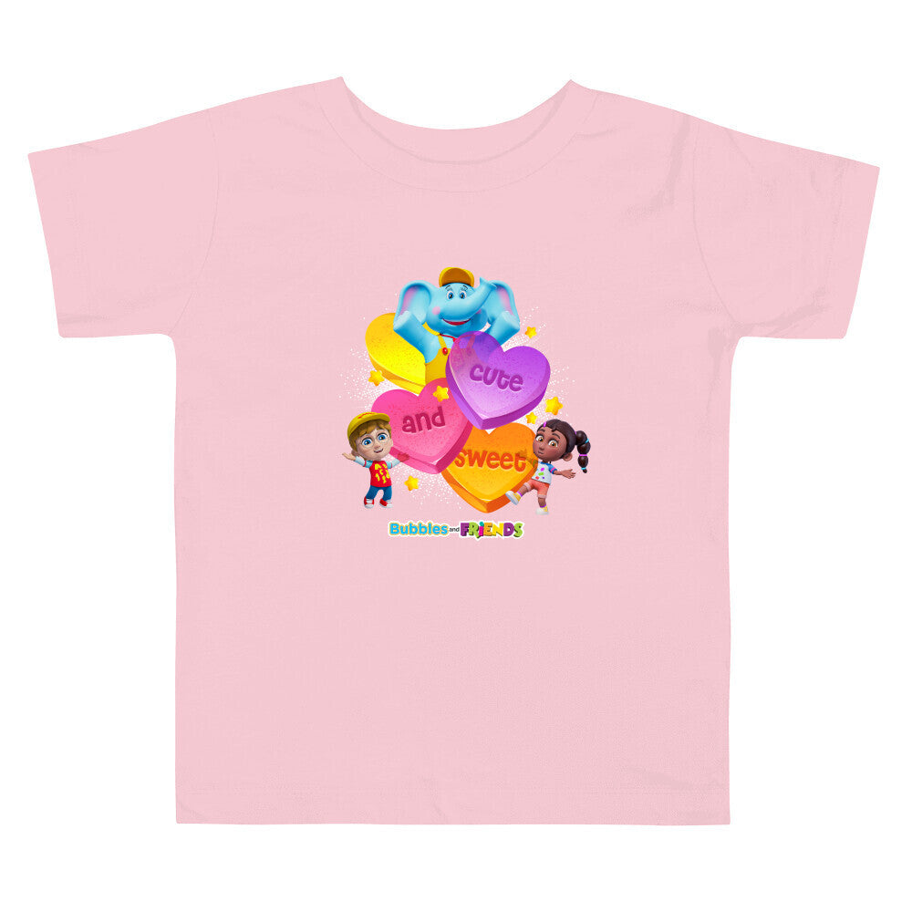 Bubbles & Friends Cute and Sweet Toddler T-Shirt